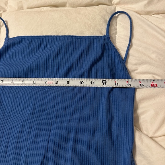 Reformation Dusk Blue Laney Knit Dress - NWT - Size L - Picture 13 of 14